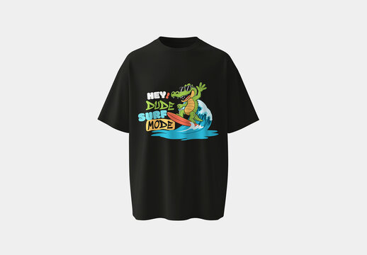 Summer Drop Shoulder T-shirt Design