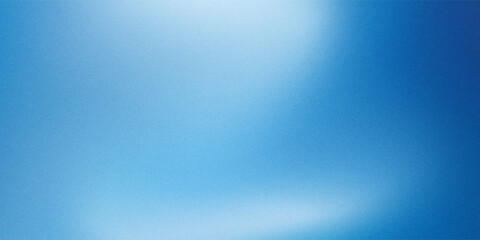 Fototapeta premium Abstract light blue gradient background with grainy noise texture. Ideal for presentations, web design and artistic projects that require a classy aesthetic.