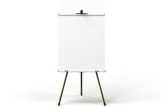 A flip chart electronics absence tripod.