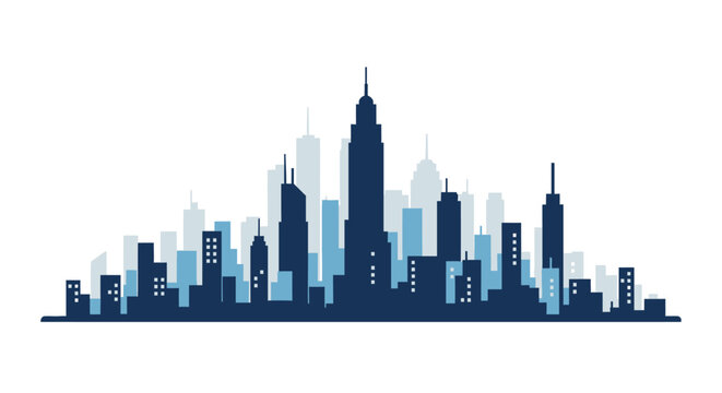 City Skyline Urban Landscape Architecture.