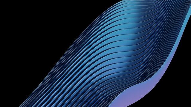 Abstract Blue Wave Design Wave Design Blue Lines Flow Art Curves. Concept featuring wave, design, blue, lines, flow for professional commercial design.