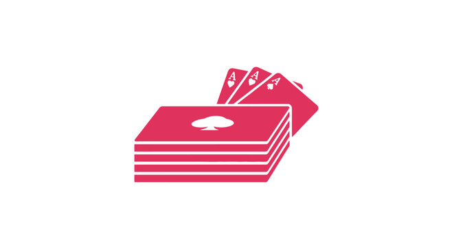 Playing Cards Poker Deck Stack.