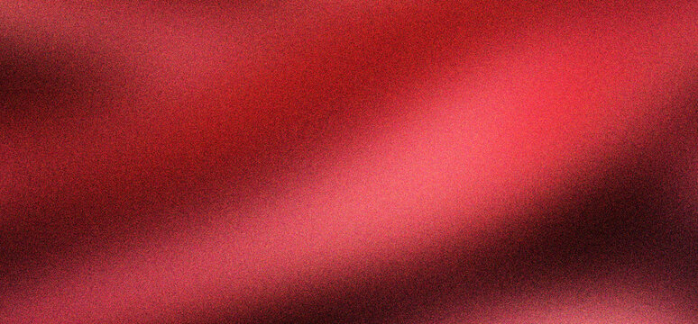 Luxurious red silk fabric texture with elegant wavy folds. Smooth crimson satin cloth background for premium fashion branding. Soft ruby textile drapery for romantic or festive celebrations.