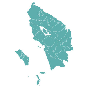 North Sumatera Province Map, Sumatera Utara Indonesia