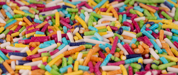 Fototapeta premium Candy Sprinkle Texture Background