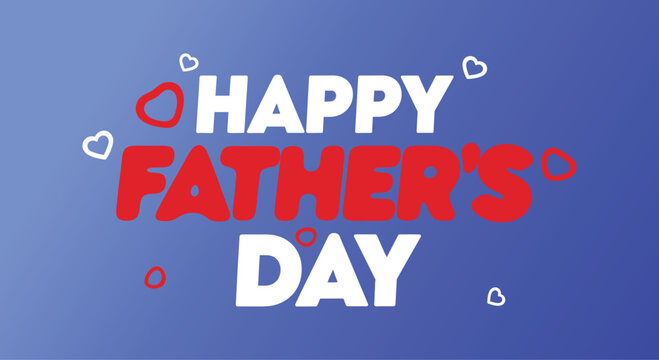 Celebrating father's day with a cheerful and colorful design