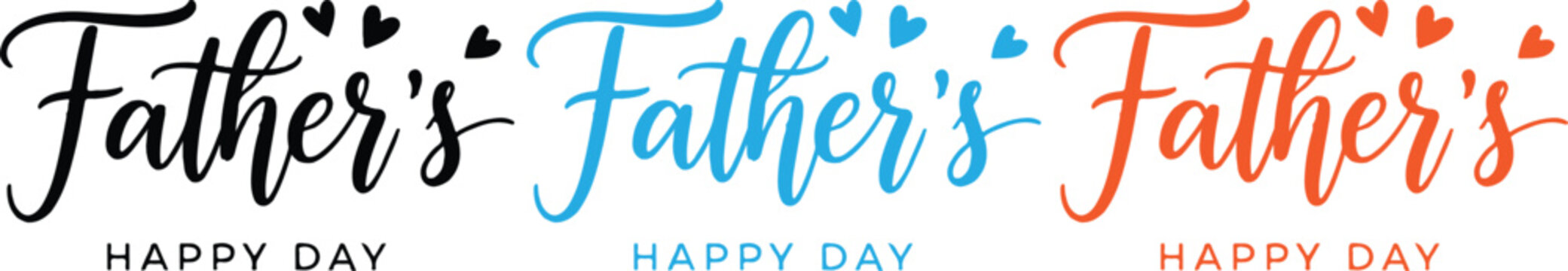 Fathers Day vactors creative design