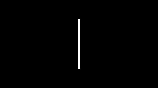 Double Title box template for video. Motion graphic elements with removal black screen background. For your video components. Dual title bar animation. 4k