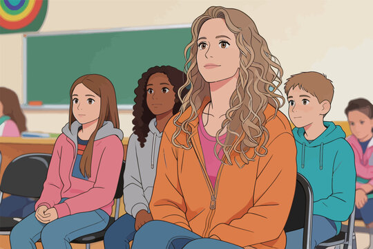 Group of students in classroom setting