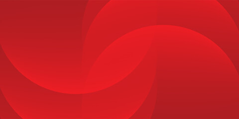 Obraz premium Abstract red background with overlapping semi-circle curves and vibrant gradient modern illustration eps10