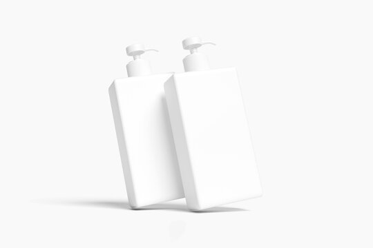 Blank pump bottle for mockup - 3D Illustration