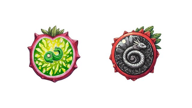 Water Dragon Fruit Gems