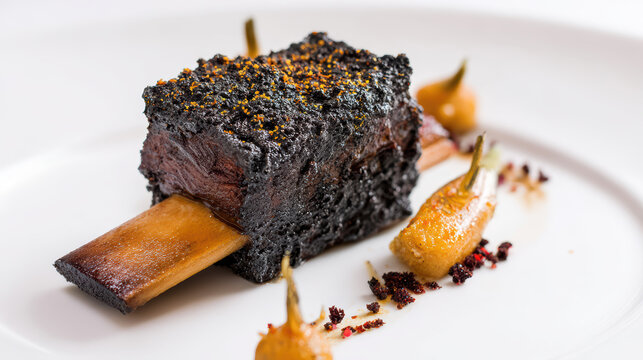 braised beef short rib with bone marrow