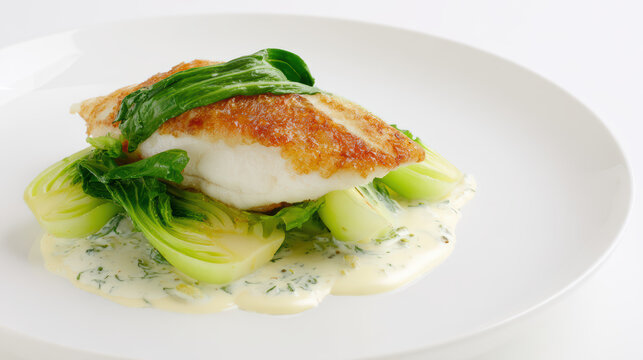 crispy snapper with ginger lime emulsion