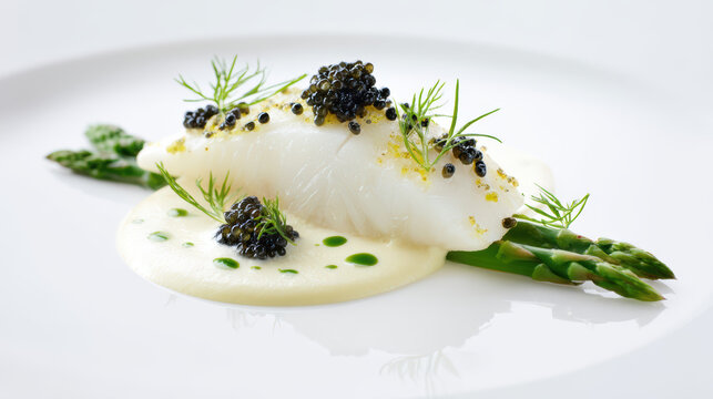 wild turbot fillet with champagne velout&eacute;