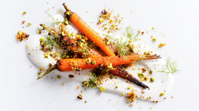 salt-baked heirloom carrots with cumin