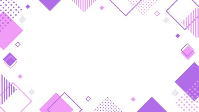 Simple and colorful geometric cute business background frames