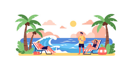 A vibrant and playful graphic design featuring a stylized leaf and geometric shape, perfect for adding a touch of summer and creativity to your projec © co