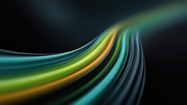 Vibrant Lines Form an Abstract Background