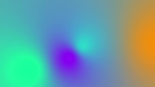 Dynamic abstract gradient looping blue and green background animation in ultra-high definition (4K)