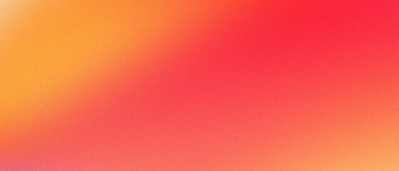 Vibrant orange and red gradient background with soft grainy texture, warm sunset color transition for digital marketing, abstract blurred mesh backdrop for modern web design and social media. © VEXLO