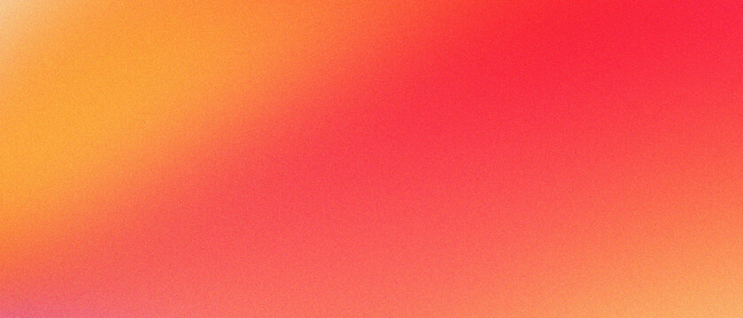 Vibrant orange and red gradient background with soft grainy texture, warm sunset color transition for digital marketing, abstract blurred mesh backdrop for modern web design and social media.