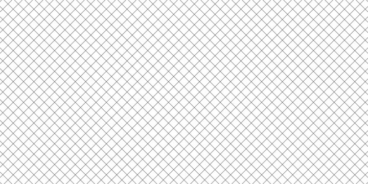 Net texture pattern on white background. Net texture pattern for backdrop and wallpaper. Realistic net pattern with black squares. Geometric background