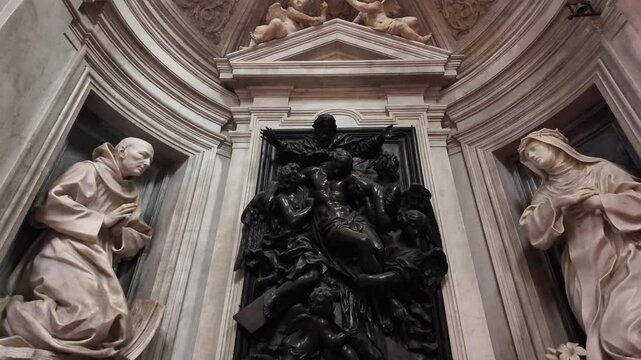Raphael Frescoes In Chigi Chapel Santa Maria Della Pace Rome