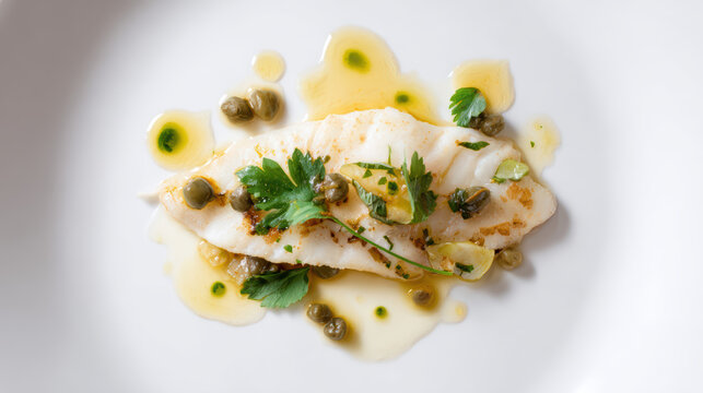 lemon sole with brown butter and capers