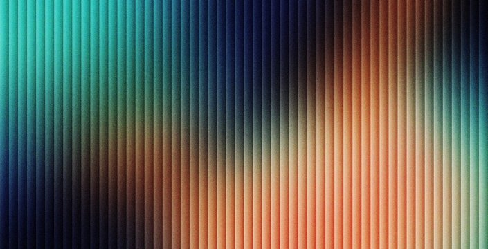 Abstract vertical line background with colorful gradient, modern geometric pattern with teal and orange stripes, vibrant linear texture for digital wallpaper and creative graphic design art.