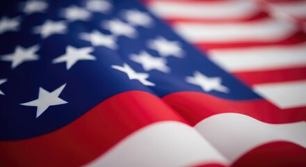 Celebrating flag day usa a patriotic close up of the american flag