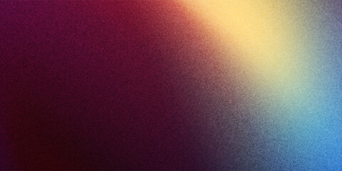 Fototapeta premium Abstract Colorful Grainy Gradient Background with Noise Texture