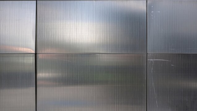 A bold metallic background featuring a sleek, industrial texture with reflective surfaces and subtle gradients. The design showcases the raw strength and durability of metal, enhanced by brushed finis
