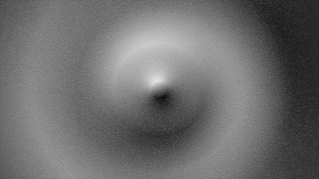 Dark grey liquid wavy smooth spiral with grunge grainy texture, abstract background. Monochrome motion design. Seamless loop. Video animation Ultra HD 4K 3840x2160