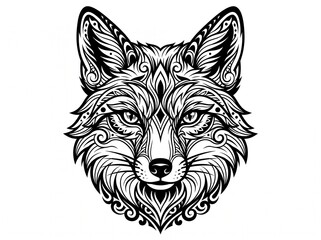 Obraz premium wolf head vector