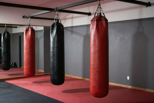 Boxing Training - Heavy Bags Ready for Action