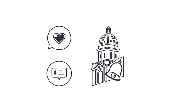 UI Heart Chat Share Notification Icons