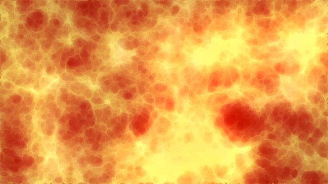 An abstract fire texture resembles a glowing surface or an energy field filled with warmth and movement. The animation conveys a sense of warmth, power, and dynamism of natural or digital energy.