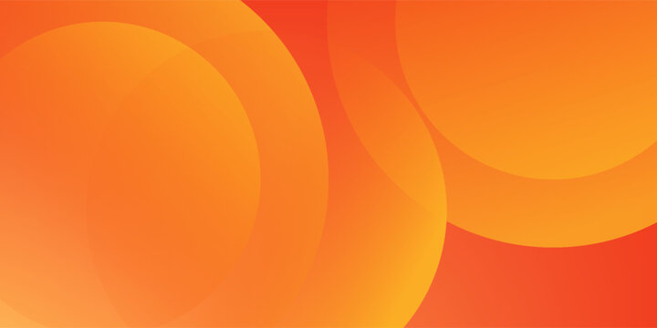 Abstract orange background with circles