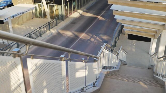 Modern Pedestrian Bridge at King Salman Park