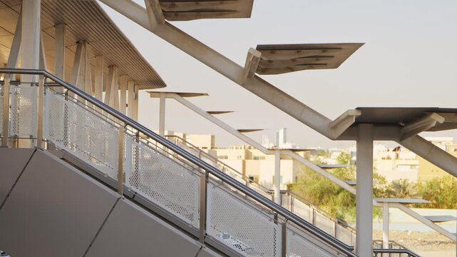 Modern Pedestrian Bridge at King Salman Park
