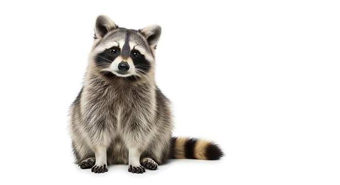 An Adorable Raccoon in a Studio Setting