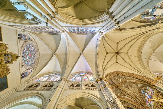 Holy Primate Cathedral Church of Saint Mary, Toledo, Castilla-La Mancha, Spain.