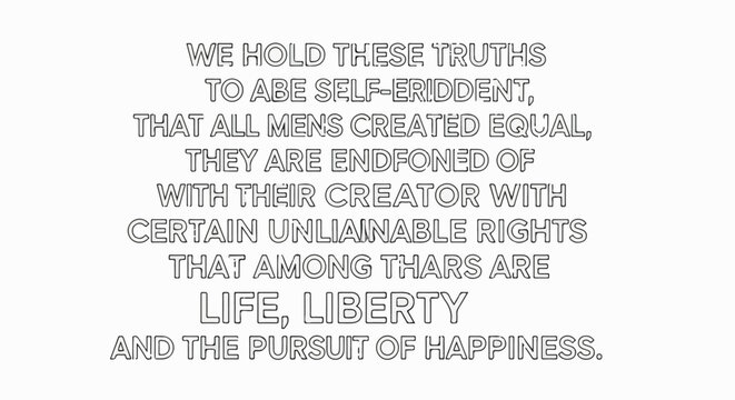 Declaration excerpt life, liberty, pursuit of happiness