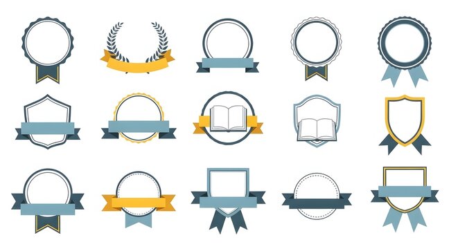 Avatar glasses and character accessory icon set for profile customization