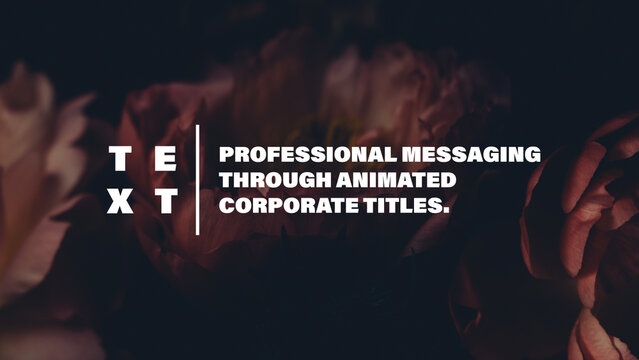 Clean Animated Titles