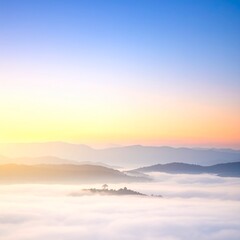 Obraz premium Mountain mist