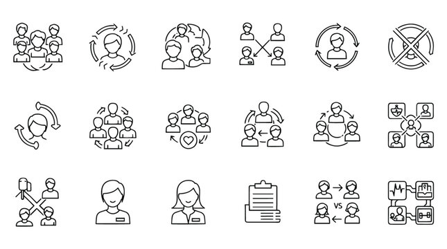 Web3 and Ethereum Blockchain Technology Decentralized Icon Set
