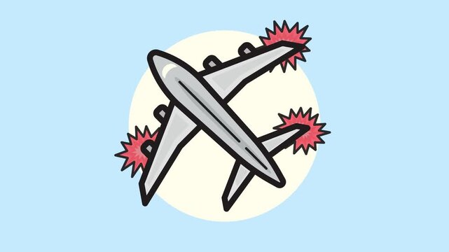 4k footage animation of flight travel insurance protection safety shield sky, promoting peace of mind for flight. Global travel insurance, cancellation coverage, secure journeys, travel planning.