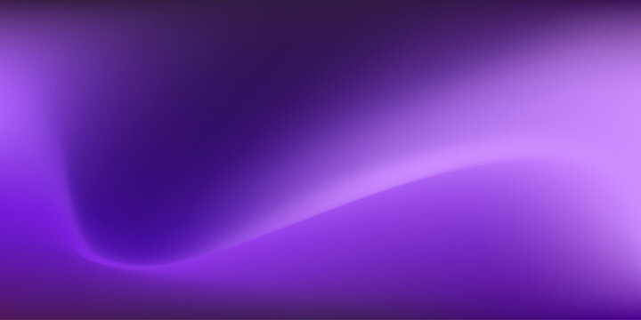 A vibrant purple abstract background with smooth gradient curves and flowing light